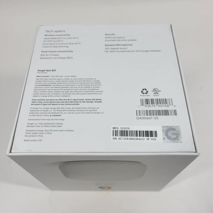 Google Nest Wifi Router and Nest Wifi Point Mesh Network System H2D/H2E + Nest WiFi Add-on Point