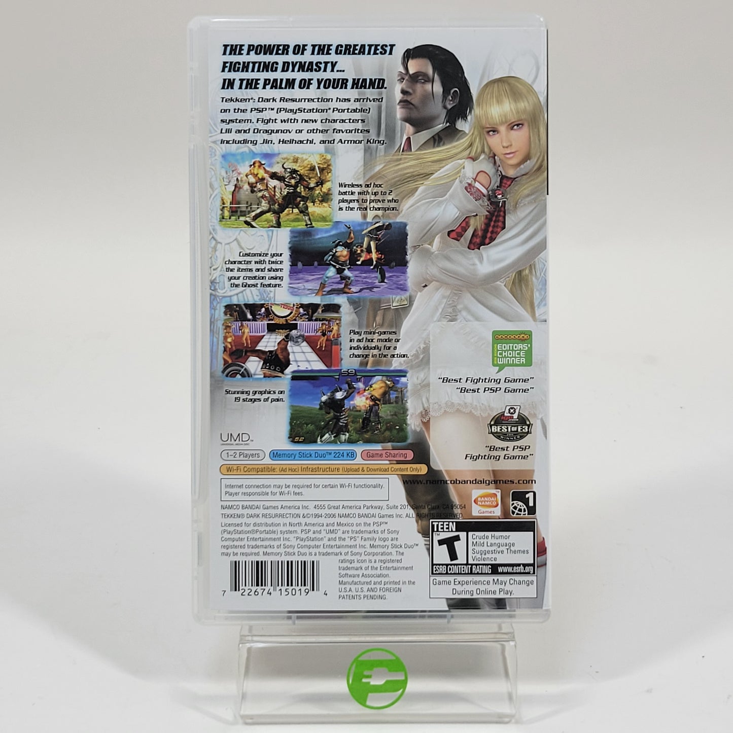 Tekken Dark Resurrection (Sony PlayStation Portable PSP, 2006)