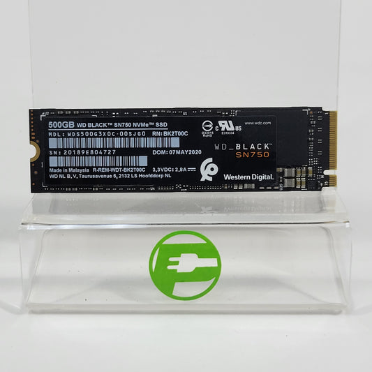 Western Digital WD 2280mm Black SN750 500GB M.2 NVMe Gen 3.0 x 4 SSD 