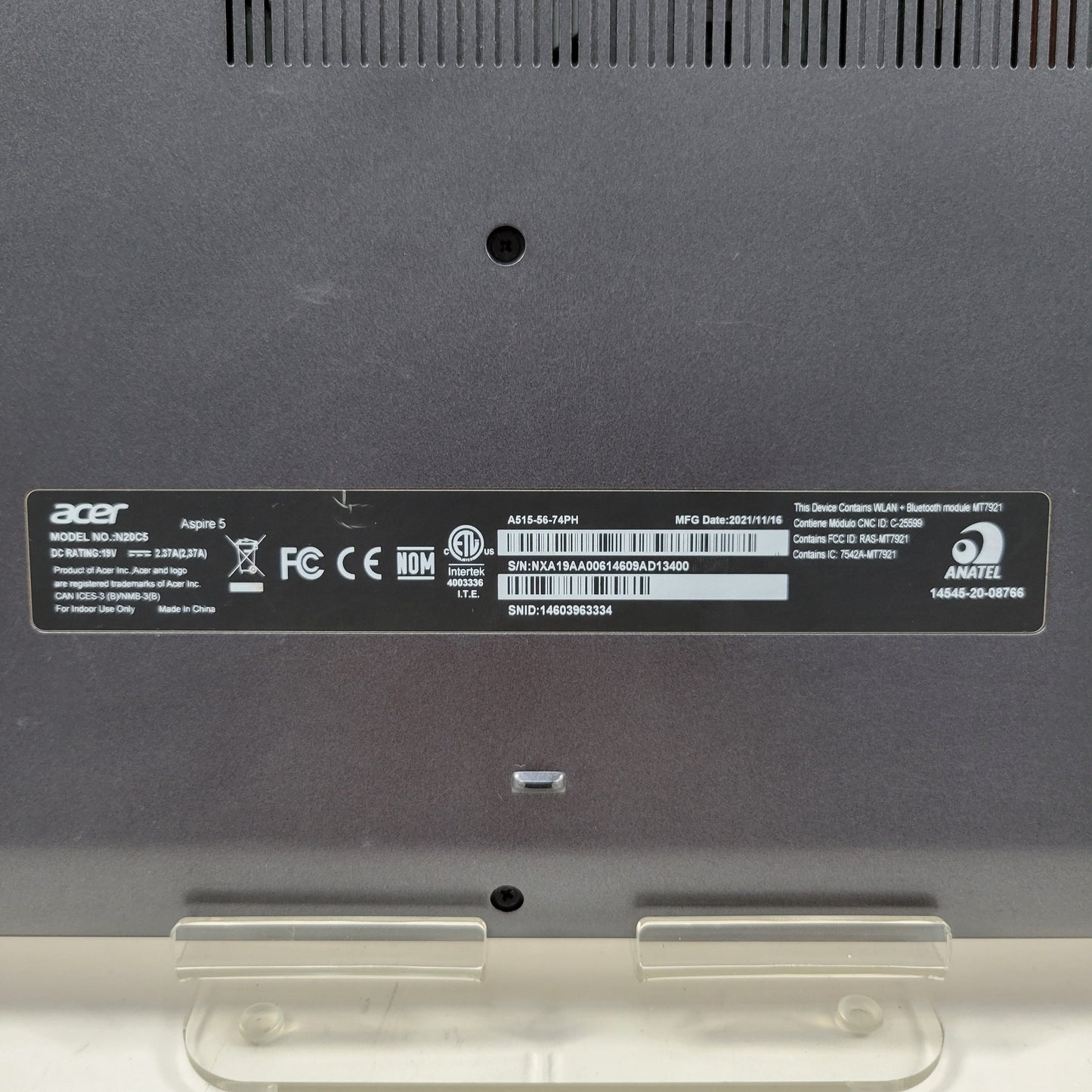 Acer Aspire 5 A515-56 15.6" i7-1165G7 2.8GHz 12GB RAM 512GB SSD