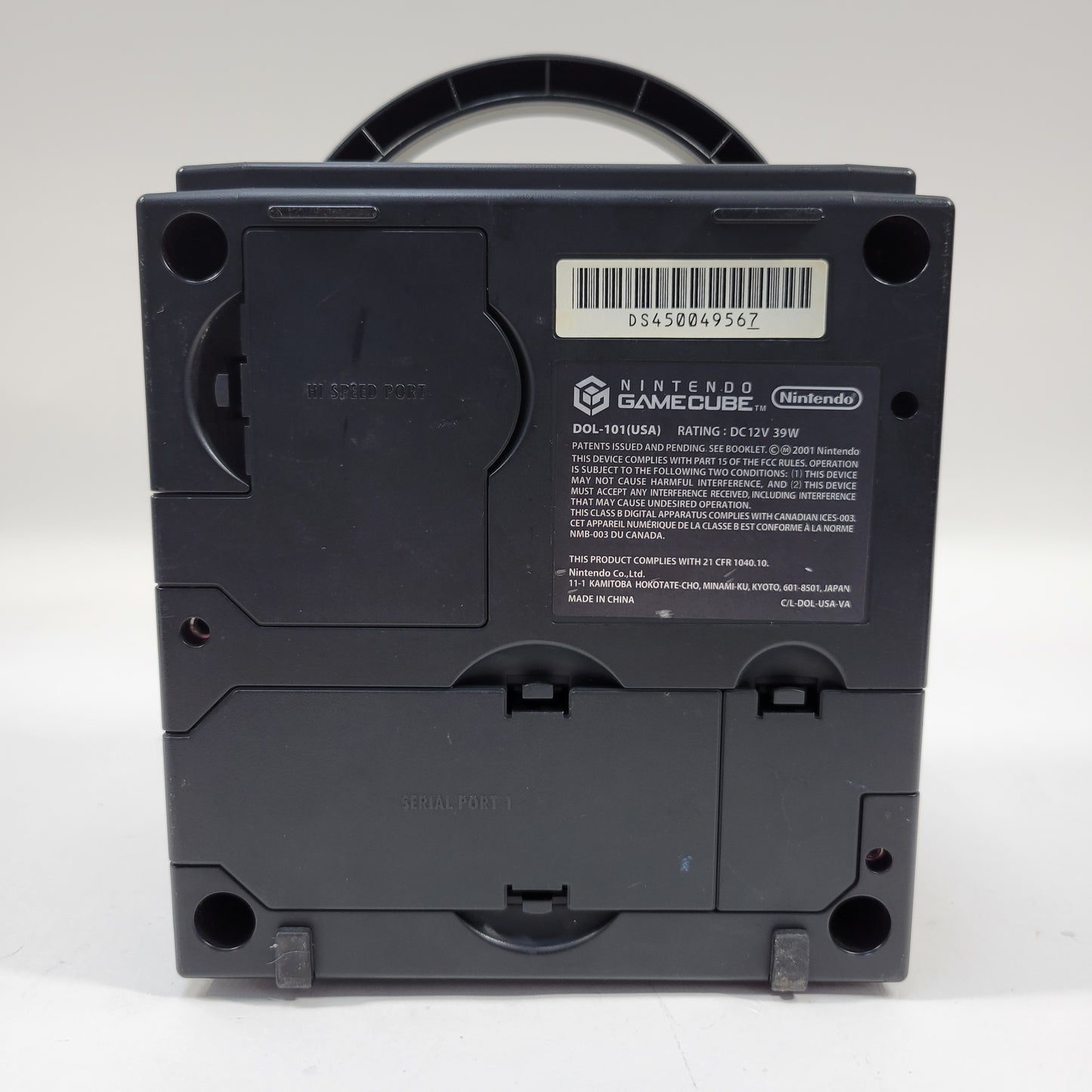 Broken Nintendo GameCube Console Gaming System DOL-101 Black