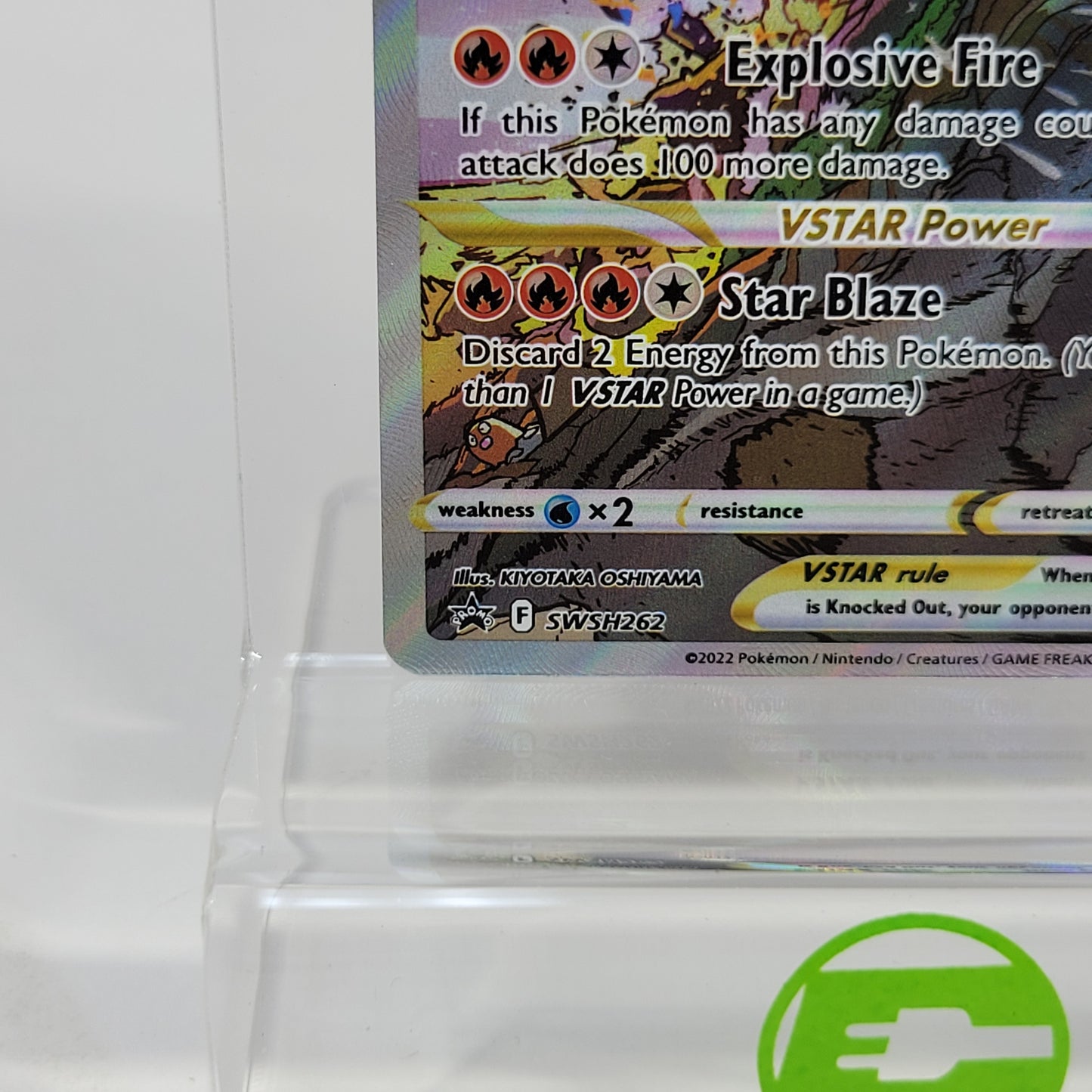 Pokémon TCG Sword & Shield Charizard VSTAR SWSH262 Holo Textured English